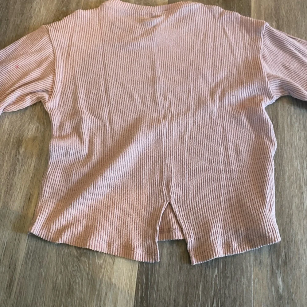 Pink Ribbed Sweater - Picture 3 of 3